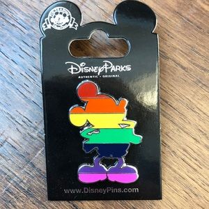 Disney 2016 April Park Pack Pin Rainbow Mickey Mouse Silhouette